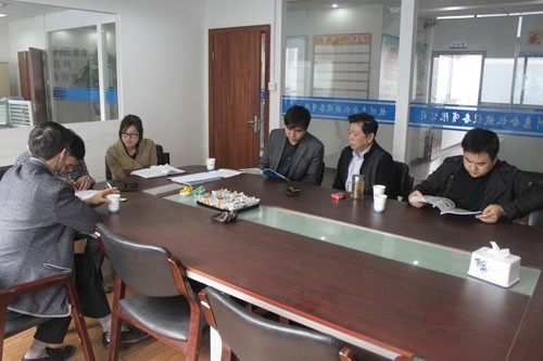 惠合與上海夾層鍋客戶(hù)洽談圖1